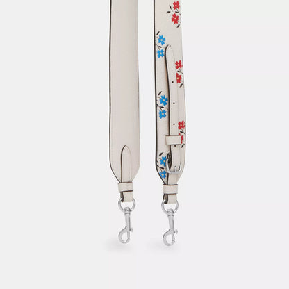 strap with floral print