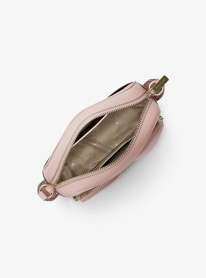 jet set travel medium leather messenger bag