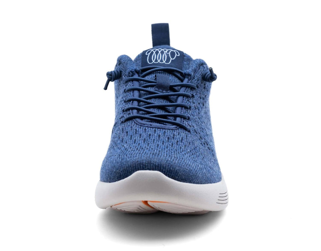 men's belmont sneaker in denim merino wool