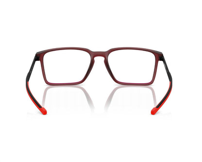 unisex fz8005u eyeglasses in red matte