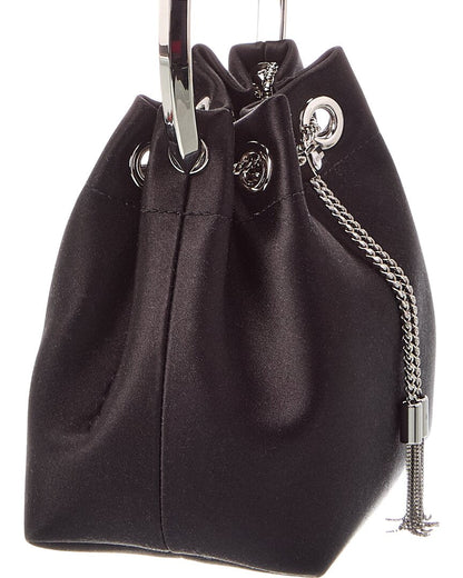 bon bon satin bucket bag