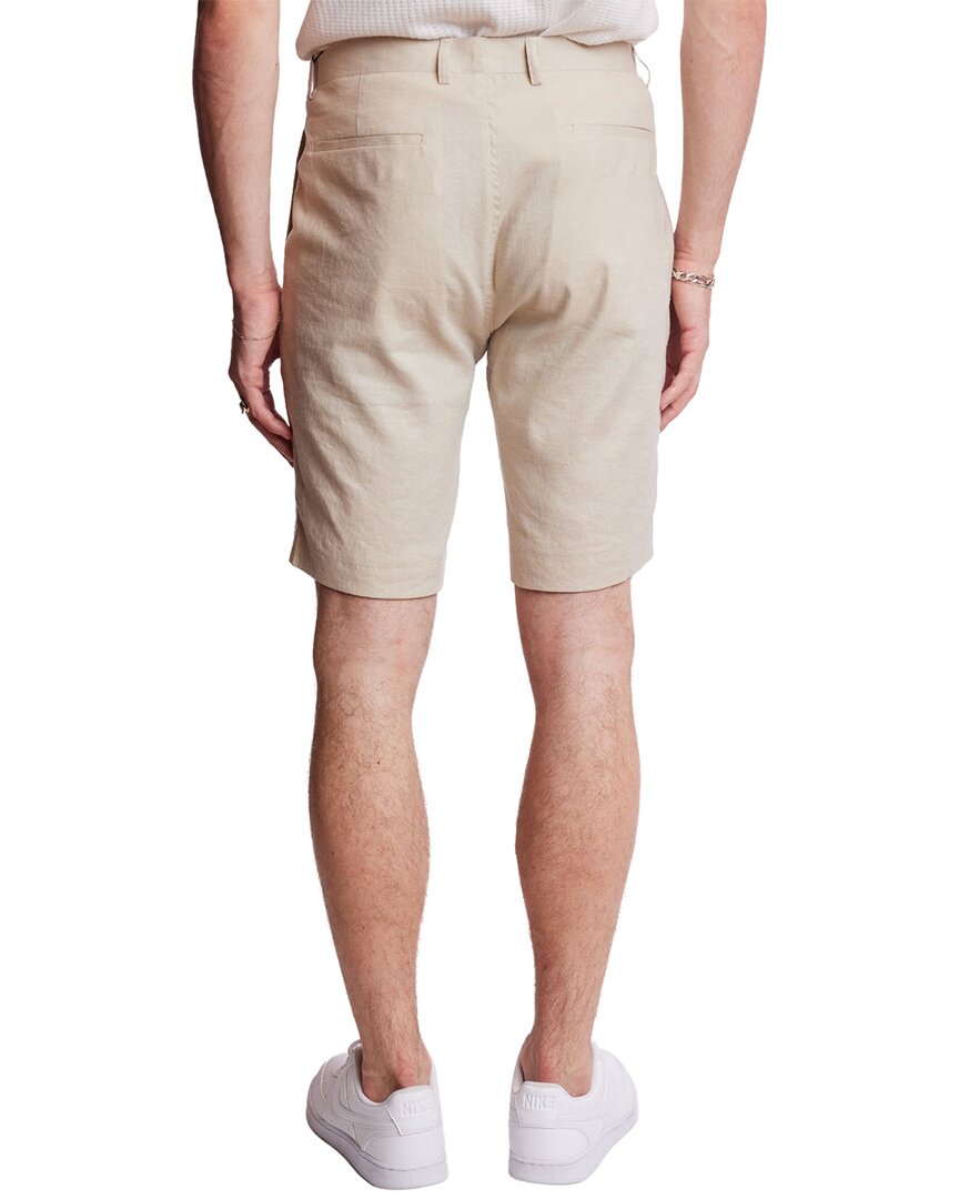felix linen-blend short