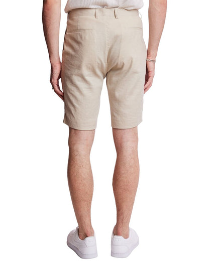 felix linen-blend short