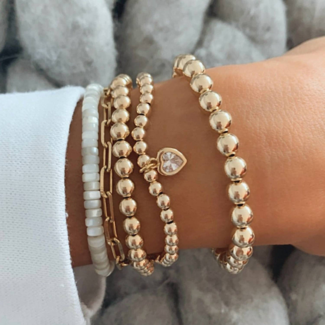 women's all my heart bracelet in yellow gold