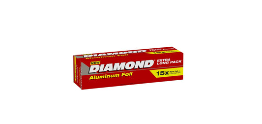 Diamond Aluminium Foil Large Roll 120m x 30cm 37 square