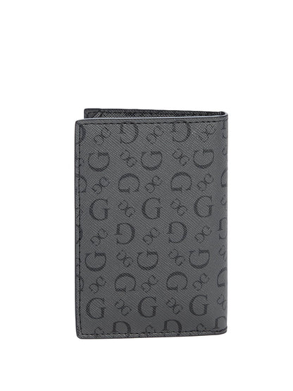 guess logo l-fold wallet