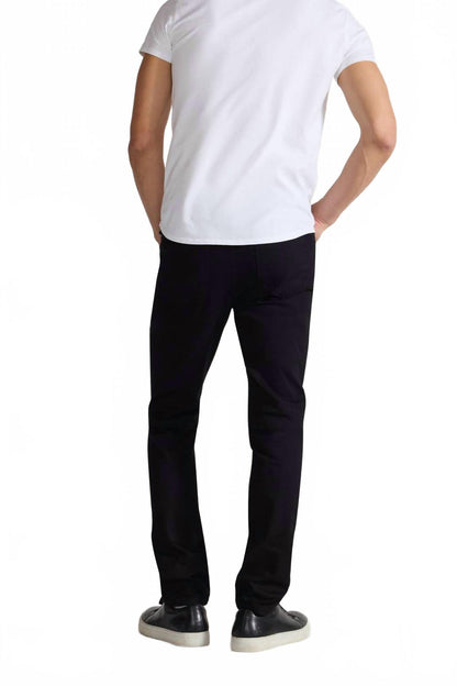 brando parisian luxe slim stretch jeans in noir