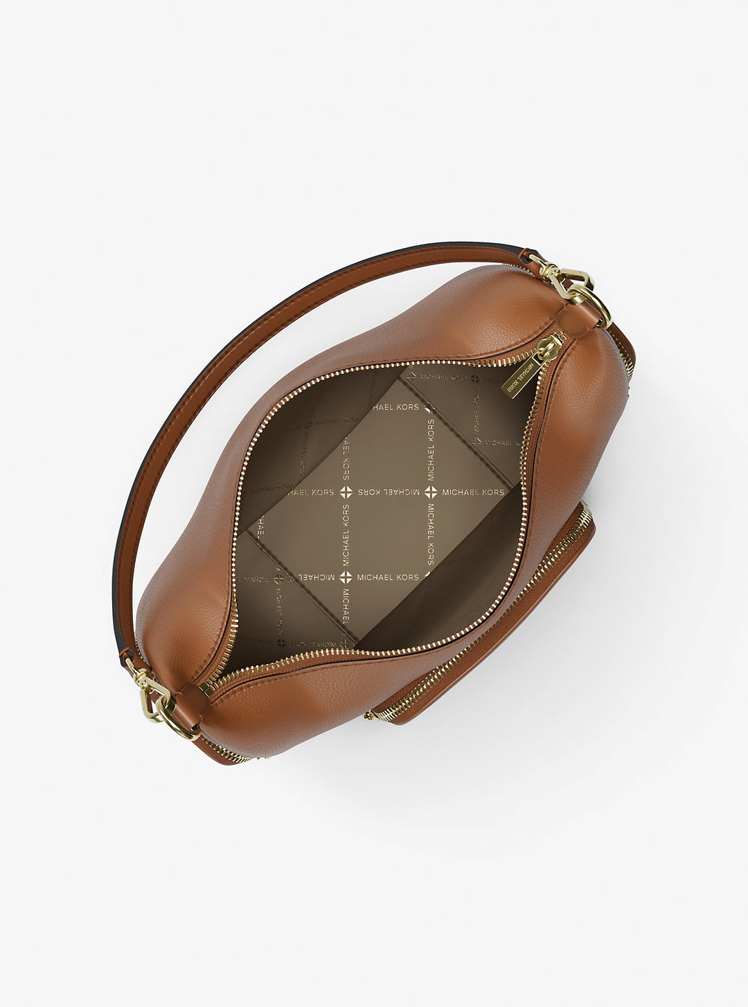 merritt medium pebbled leather convertible shoulder bag