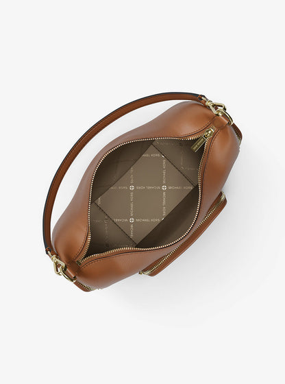 merritt medium pebbled leather convertible shoulder bag