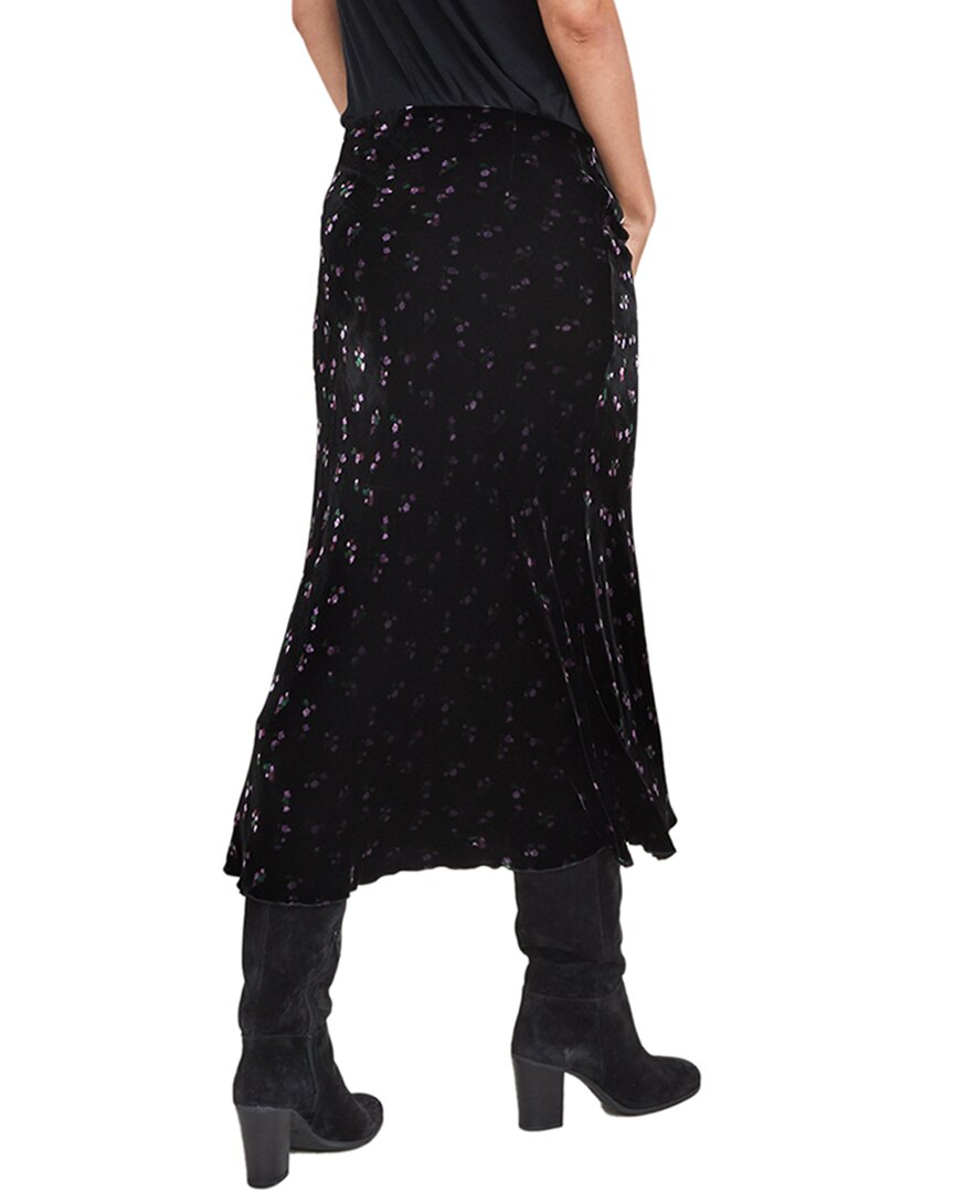maternity the stella silk-blend slip skirt