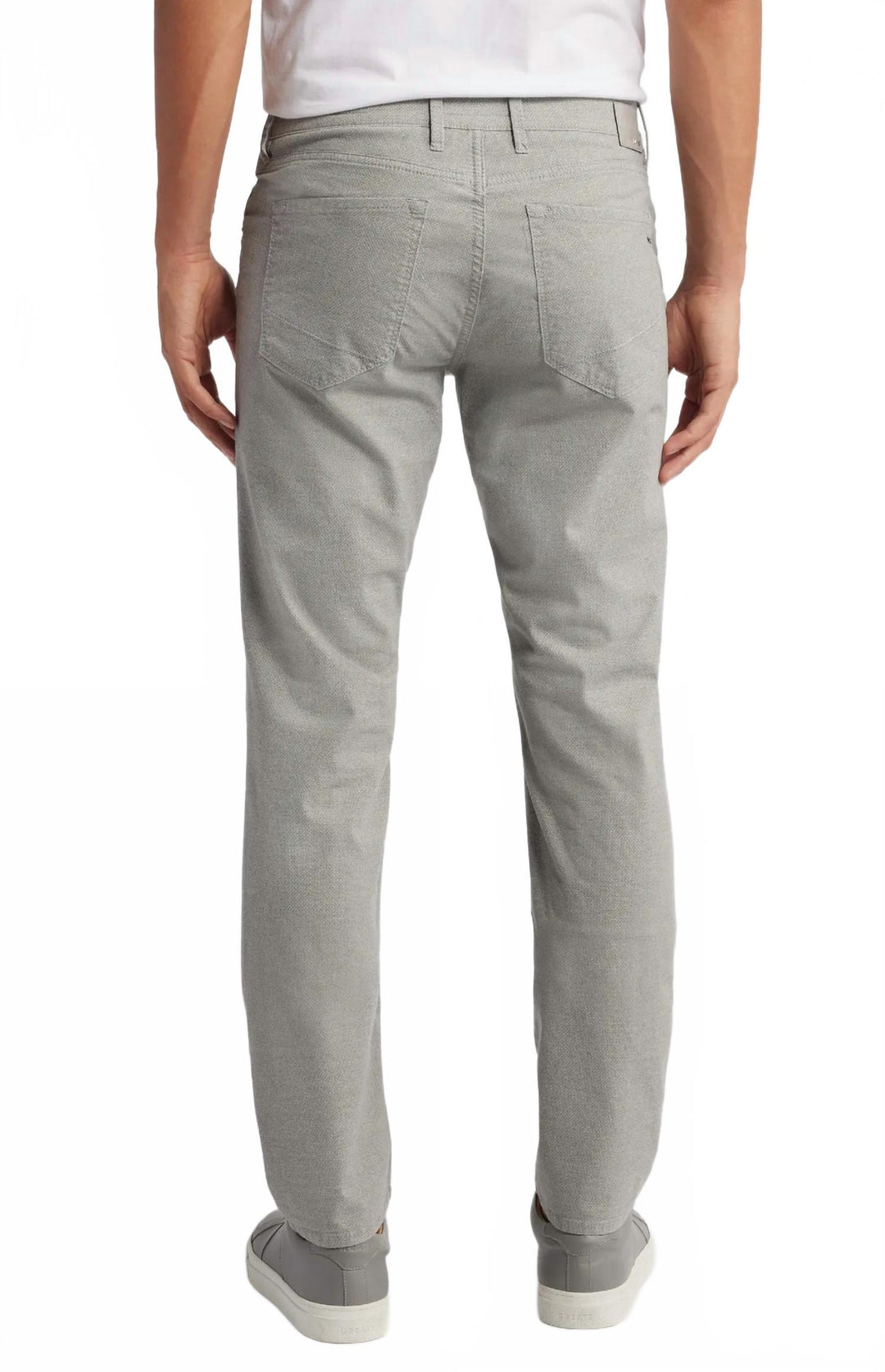 men's marathon five-pocket straight fit pants in silver