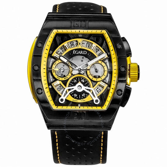 Egard, Patriot Racer Quartz Black Dial Men's Watch