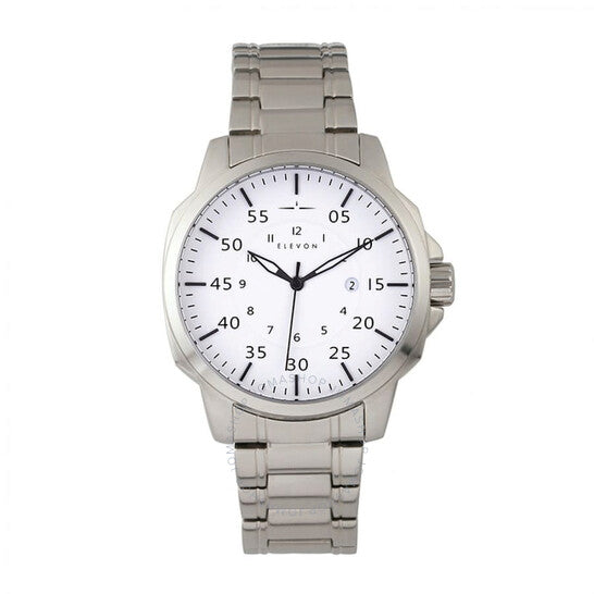 Elevon, Hughes White Dial Men's Watch