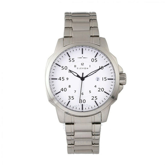 Elevon, Hughes White Dial Men's Watch