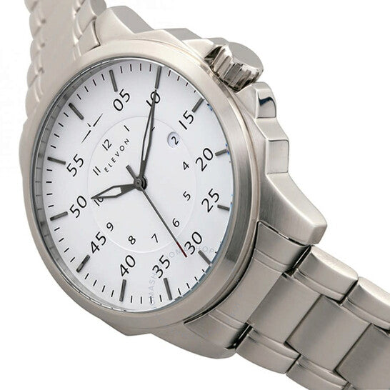 Elevon, Hughes White Dial Men's Watch