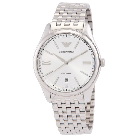 Emporio Armani, Automatic Silver Dial Men's Watch