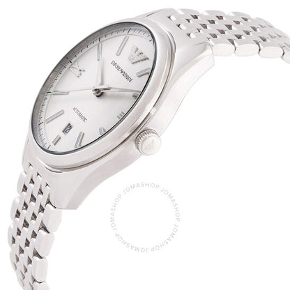 Emporio Armani, Automatic Silver Dial Men's Watch