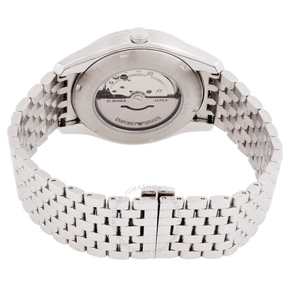 Emporio Armani, Automatic Silver Dial Men's Watch