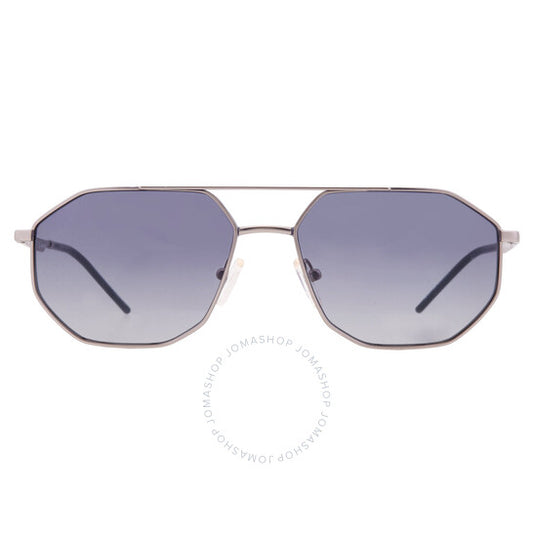 نظارة شمسية إمبوريو أرماني نافيجيتور زرقاء متدرجة للرجال