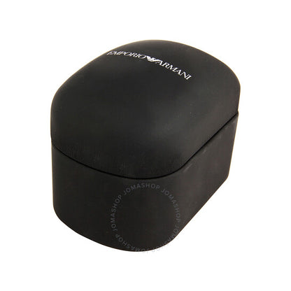 Emporio Armani, Classic Chronograph Black Dial Stainless Steel Men's Watch