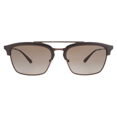 Green Gradient Square Men's Sunglasses