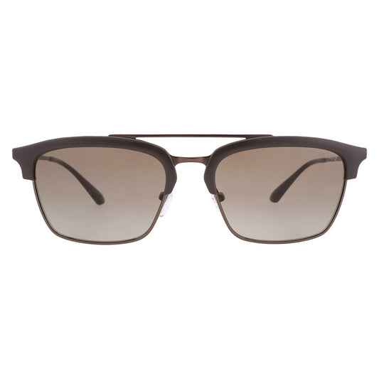 Green Gradient Square Men's Sunglasses