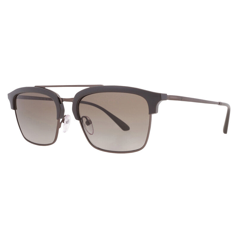 Green Gradient Square Men's Sunglasses