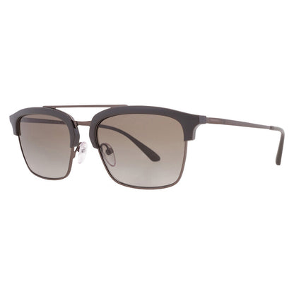 Green Gradient Square Men's Sunglasses