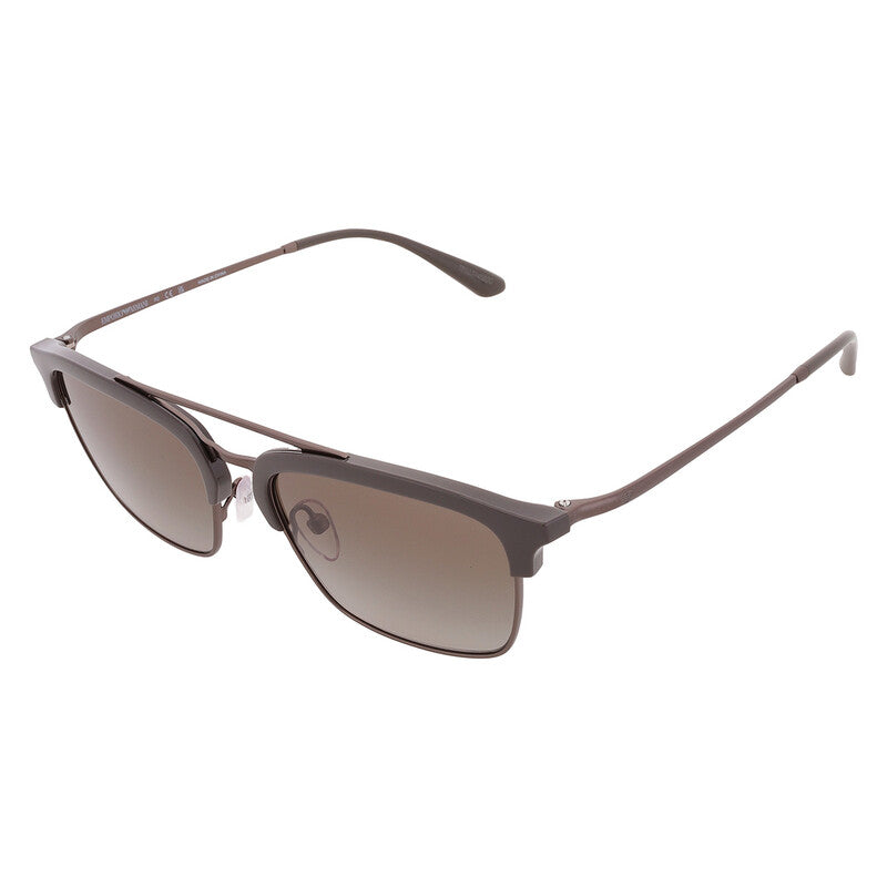 Green Gradient Square Men's Sunglasses