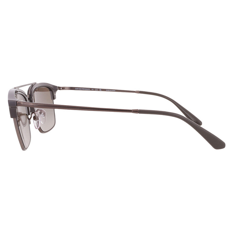 Green Gradient Square Men's Sunglasses