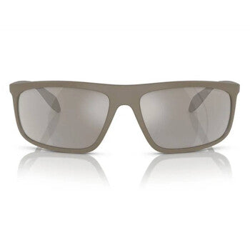 Light Grey Rectangular Men's Sunglasses