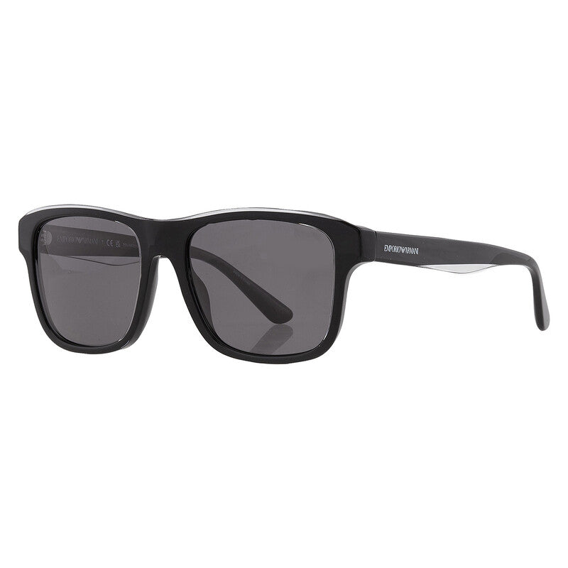 Polarized Dark Grey Square Men's Sunglasses