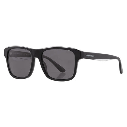 Polarized Dark Grey Square Men's Sunglasses