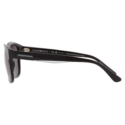 Polarized Dark Grey Square Men's Sunglasses