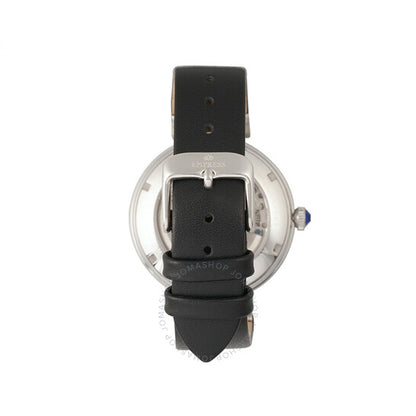 ساعة Empress, Adelaide أوتوماتيكية بمينا أسود كريستالي للسيدات