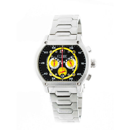 Equipe, Dash Chronograph Black Dial Stainless Steel Men's Watch