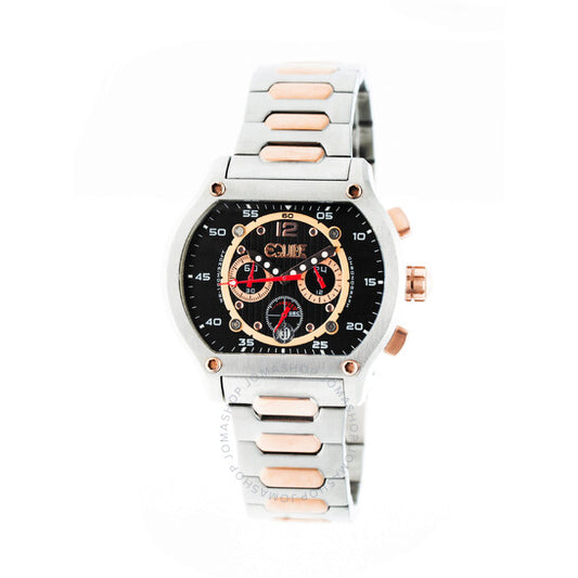 Equipe, Dash Chronograph Black Dial Two-tone Men's Watch