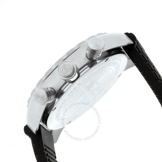 Equipe, Headlight Chronograph White Dial Black Leather Men's Watch