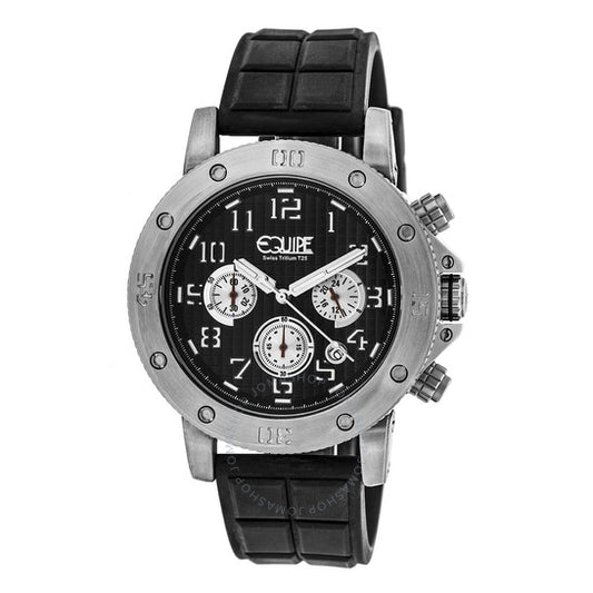 Equipe, Tritium Arciform Chronograph Black Dial Men's Watch