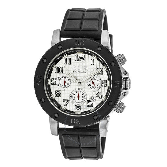 Equipe, Tritium Arciform Chronograph Silver Dial Men's Watch