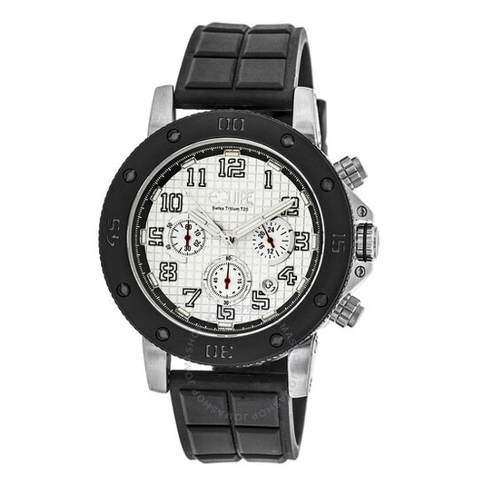 Equipe, Tritium Arciform Chronograph Silver Dial Men's Watch