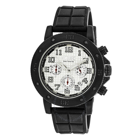 Equipe, Tritium Arciform Chronograph Silver Dial Men's Watch
