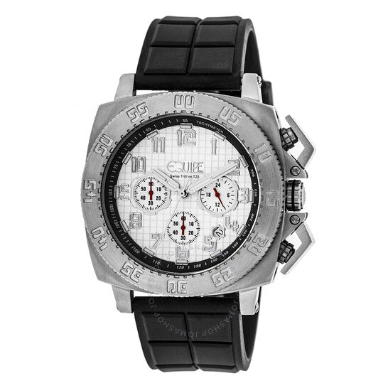 Equipe, Tritium Push Chronograph White Dial Men's Watch