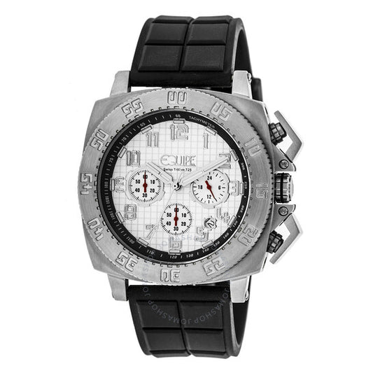 Equipe, Tritium Push Chronograph White Dial Men's Watch