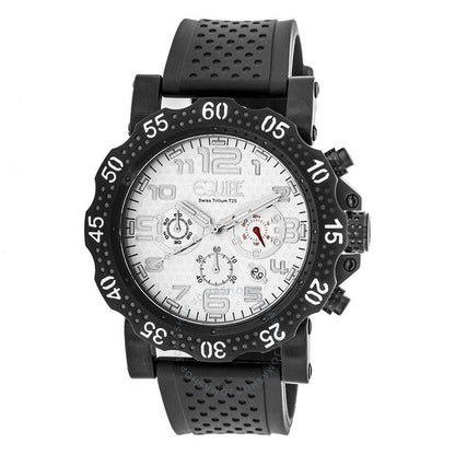 Equipe, Tritium Rivet Chronograph White Dial Men's Watch