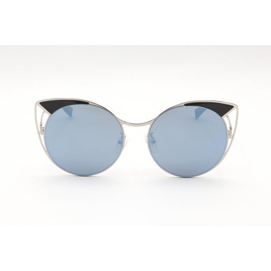 Ladies Black Round Sunglasses