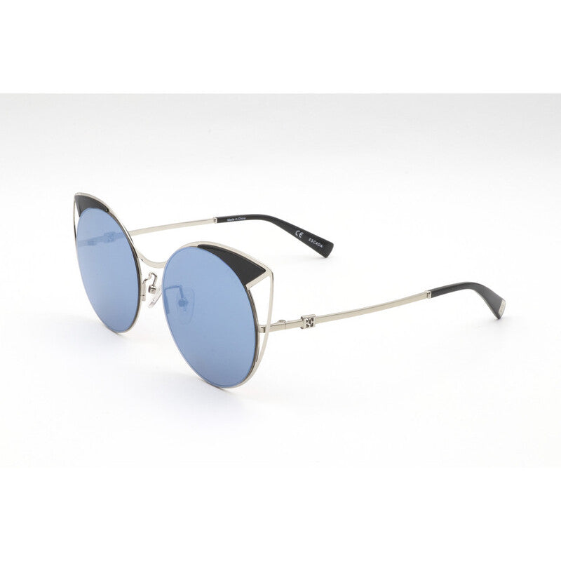 Ladies Black Round Sunglasses