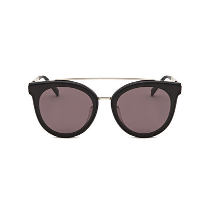 Ladies Black Round Sunglasses