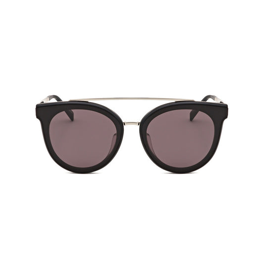 Ladies Black Round Sunglasses