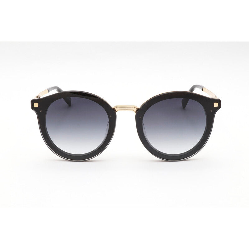 Ladies Black Round Sunglasses